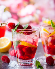 Raspberry lemonade