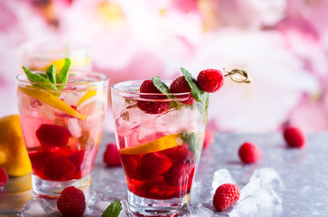 Raspberry lemonade