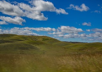 Landscape of the eastern cape of South Africa