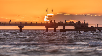 Obraz premium sonnenuntergang