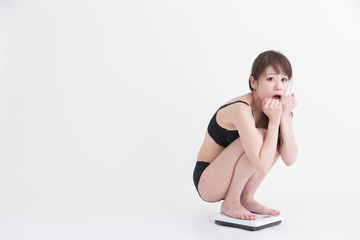 下着・女性(白バック)