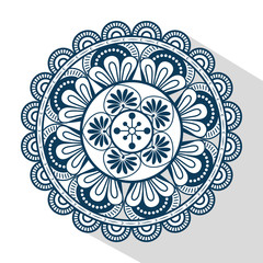 Mandala Vintage decorative elements Oriental pattern vector illustration graphic design