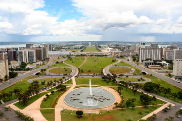 Brasilia is the capital of Brazil - obrazy, fototapety, plakaty