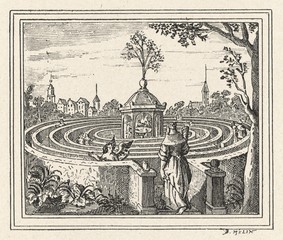 Dutch Maze. Date: 17th century