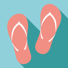 Flip-flops vector icon