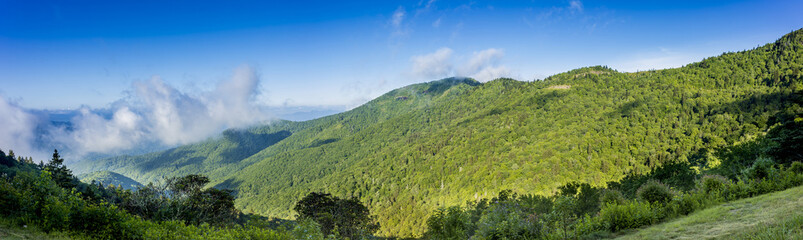 Obraz premium Appalacian Mountains seen from Blue Ridge Parkway