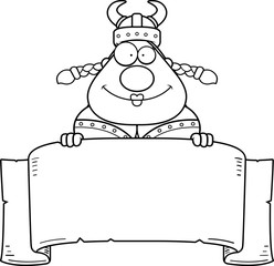 Cartoon Valkyrie Banner