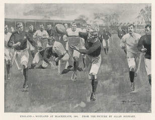 England V Scotland 1901. Date: 1901