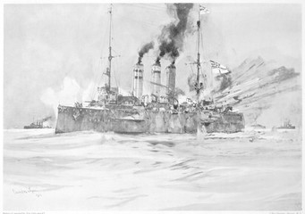 Glasgow Attacks Dresden. Date: 1915