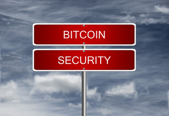 Bitcoin cryptocurrency security exchange price business mining wallet icon trading currency.