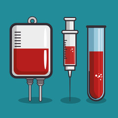blood donation symbol vector illustration graphic design