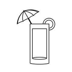 Delicious cocktail isolated