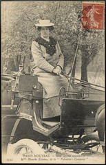 Lady Cabbie  Paris. Date: 1907