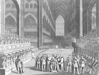 Coronation of George IV. Date: 1821