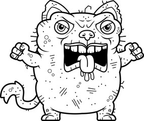 Angry Ugly Cat