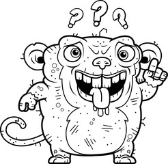 Confused Ugly Monkey