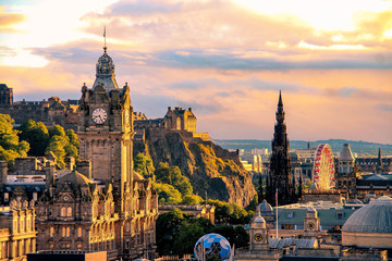 Edinburgh skyline, Scotland - obrazy, fototapety, plakaty