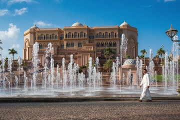 Emirates Palace in Abu Dhabi