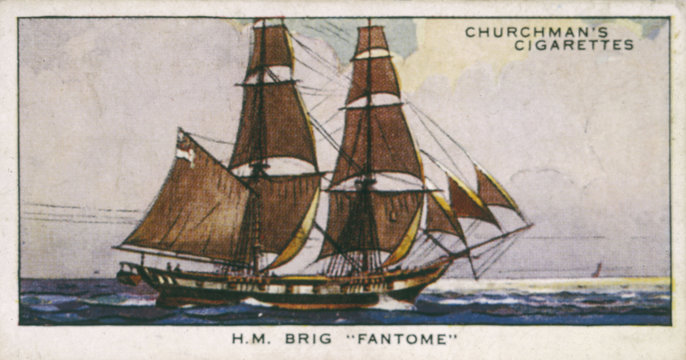 Fantome Brigantine. Date: 1839