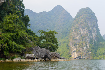 Trang An, Tam Coc, Ninh Binh, Vietnam.