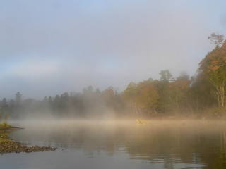Misty river