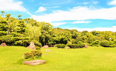 Akashi Castle Park in Hyogo, Japan