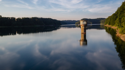 Wasserturm der Wahnbachtalsperre in Bonn