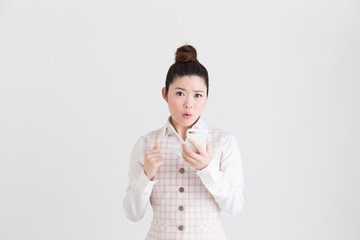 OLポートレート・白バック