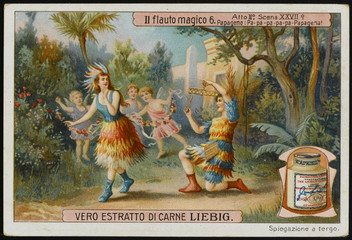 Magic Flute - Liebig 6. Date: 1791 © Archivist