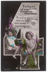 Fourth Birthday. Date: 1920s 