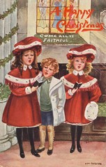 Carol Singing Girls. Date: circa 1905