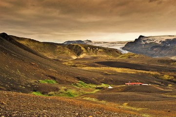 The Landmannalaugar - Thorsmork route is called 
