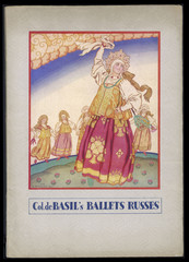 Fototapeta na wymiar Ballet Russses - Cover. Date: 1936