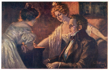 Franz Schubert  Austrian composer and musician. Date: circa 1820 - obrazy, fototapety, plakaty