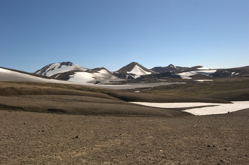 The Landmannalaugar - Thorsmork route is called "Laugavegurinn" 
