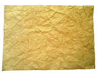 Old paper isolated