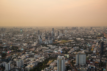 Fototapeta premium Views of Bangkok in Baiyoke Sky Hotel
