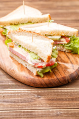 Photo of canape with toothpicks