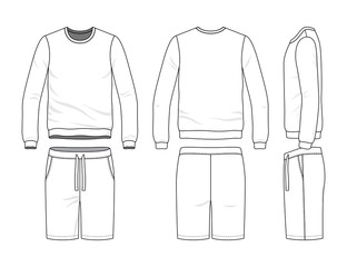 Sweatshirt and shorts - 162442384