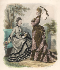 Fashions - Toudouze 1875. Date: 1875