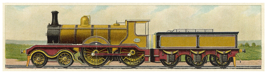 London - Brighton Locomotive. Date: 1900