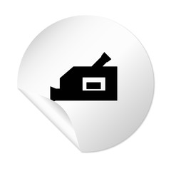 Runder Sticker - Filmkamera