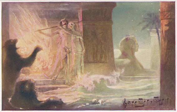 Tamino and Pamina. Date: 1791