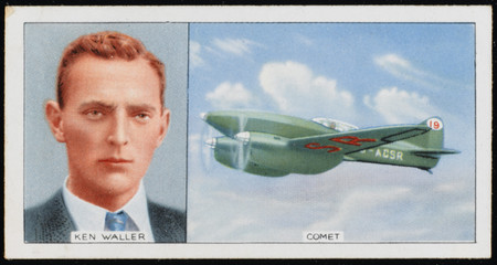 Ken Waller - Comet Plane © Archivist
