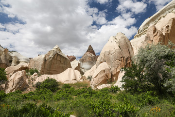 Rock Formations in  Cappadocia