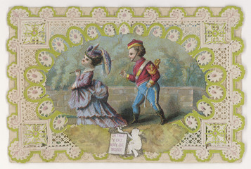 Valentine Card. Date: circa 1860