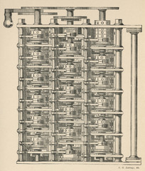 Babbage's Engine. Date: 1833 - 162447929