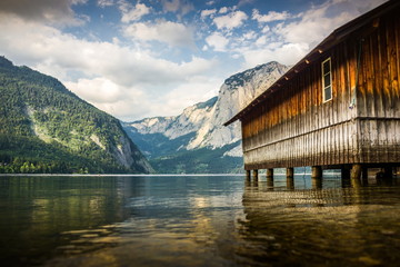 Fototapeta na wymiar Altausseer lake. Austria.