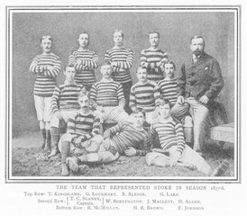 Stoke City Football Club. Date: 1877