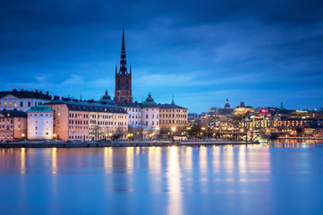 Fototapeta premium Old town of Stockholm, Sweden